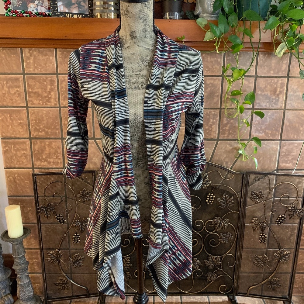 boho patterned cardigan